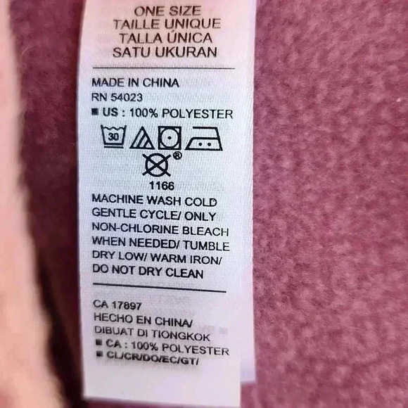 Cozy Fleece Neck Warming Snood One Size - Picture 4 of 4